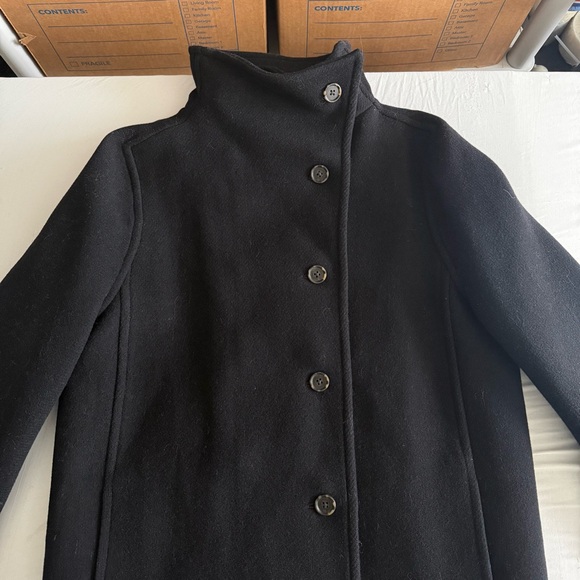 J Crew Nello Gori Wool Blend Villa Cocoon Coat Italian Stadium Cloth Size 2P - Picture 3 of 15